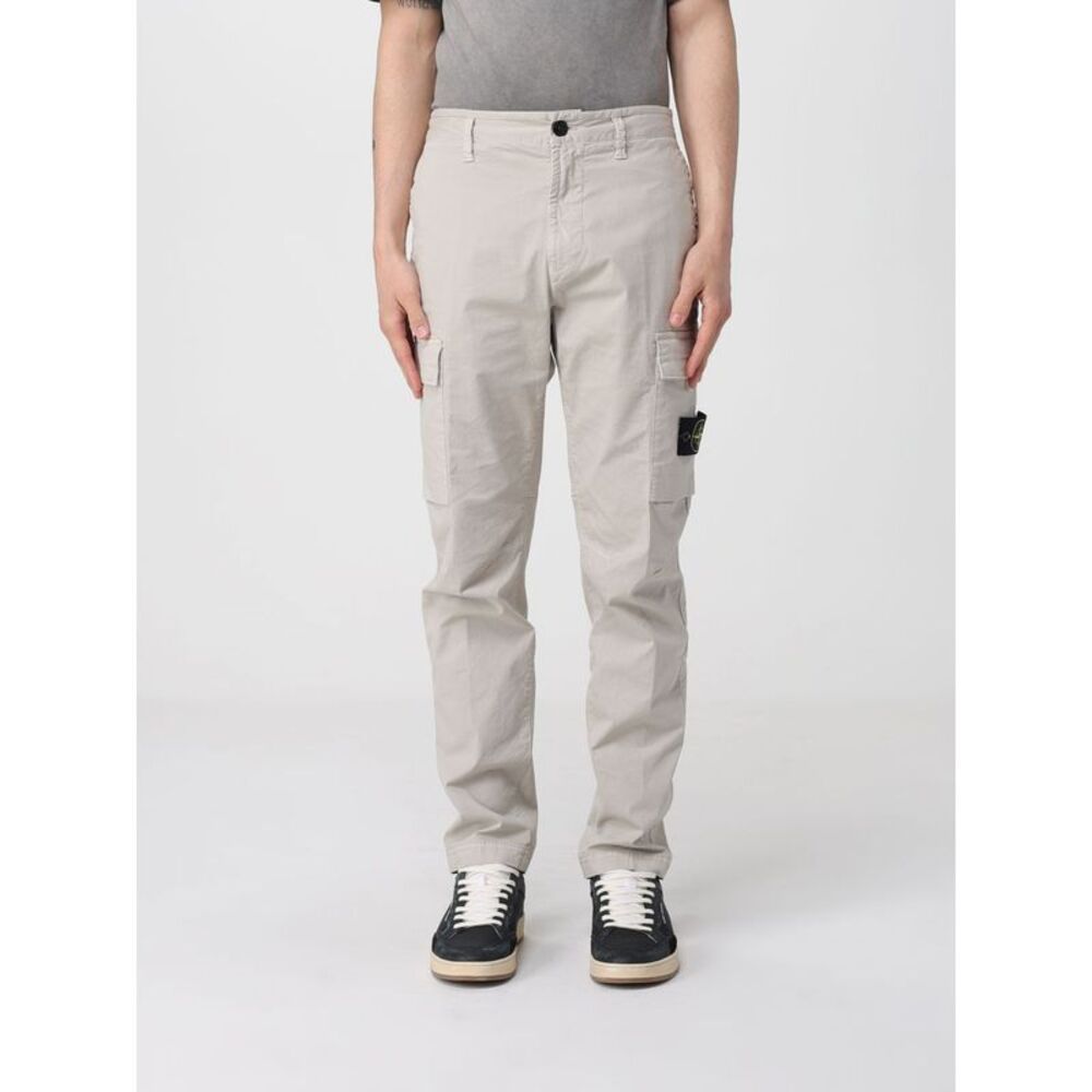 Stone Island Men Cargo Pants Stone Island In Stretch Cotton